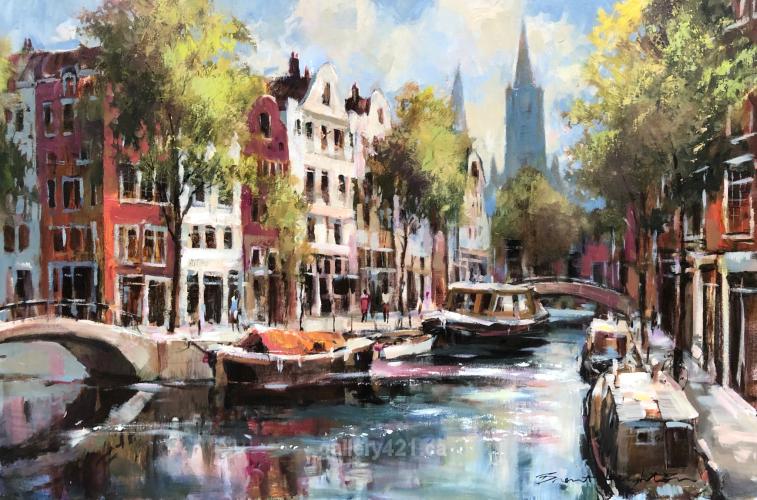 Along The Canal by Brent Heighton